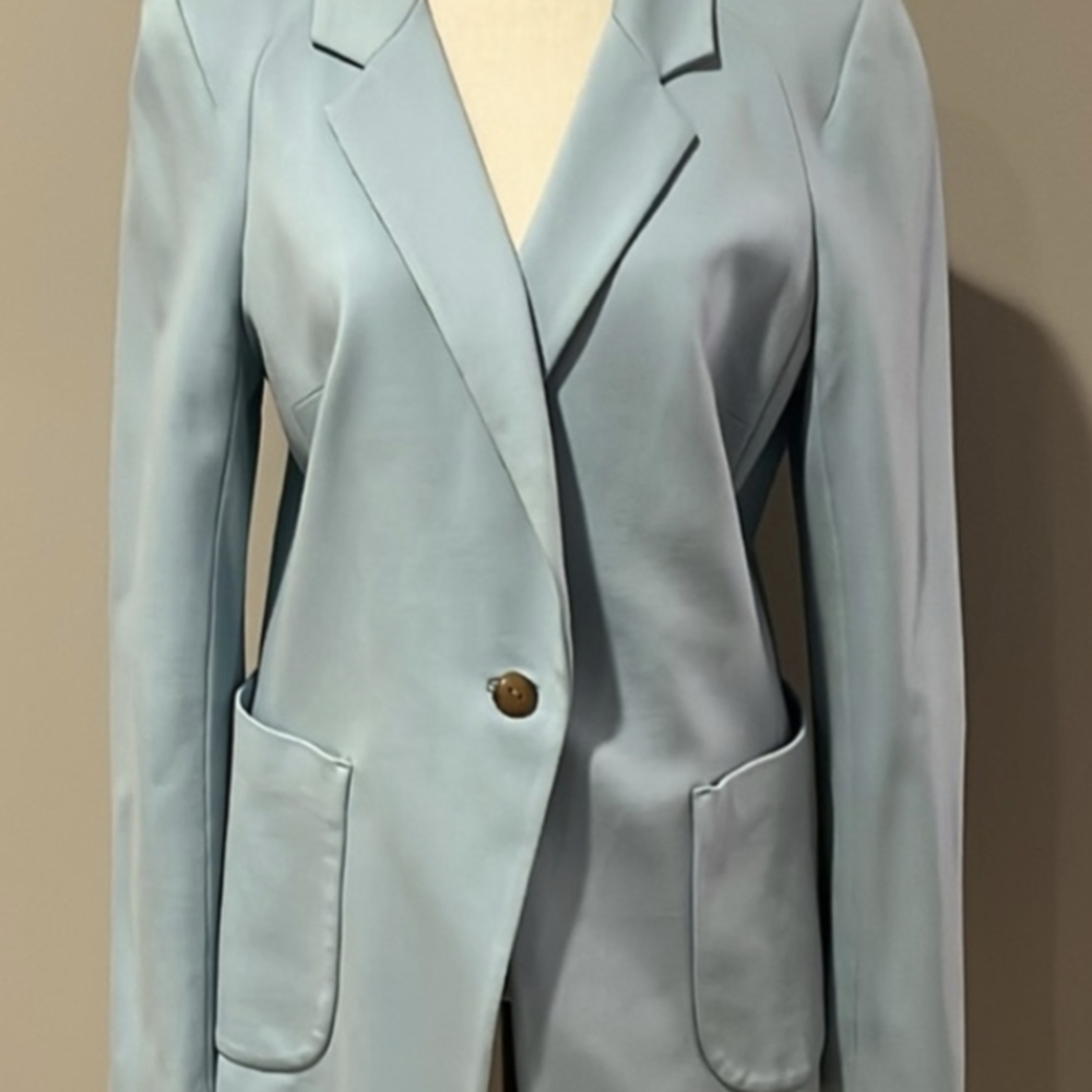 Anthropologie Light Blue Women's Blazer